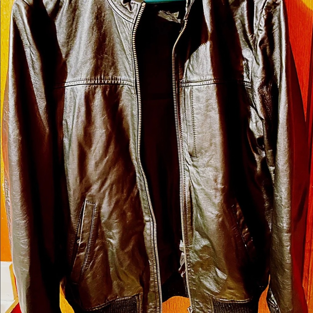 Haines and Bonner Genuine Leather Jacket unisex